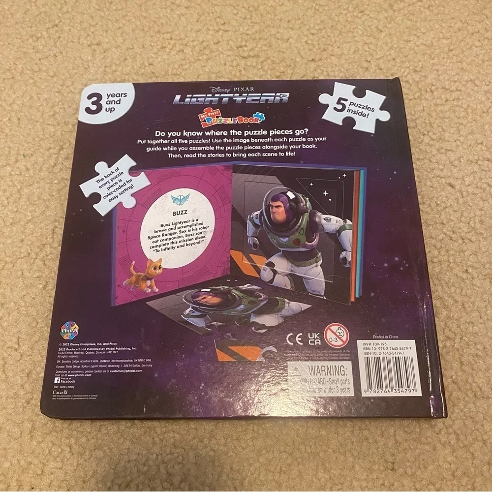 Disney Pixar Lightyear - My First Puzzle Book - Picture 4 of 4